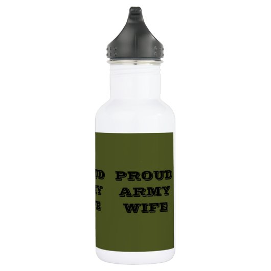 Ehefrau der Proud-Armee Edelstahlflasche (Rechts)