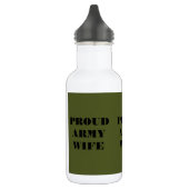 Ehefrau der Proud-Armee Edelstahlflasche (Links)