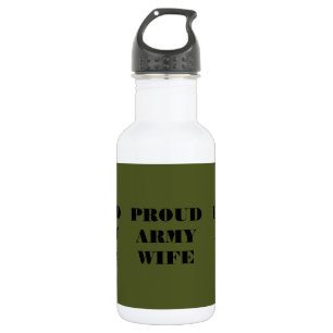 Ehefrau der Proud-Armee Edelstahlflasche