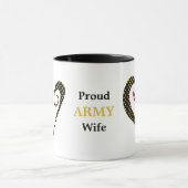 Ehefrau der Proud-Armee Herzstars Tasse (Zentrum)