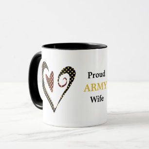 Ehefrau der Proud-Armee Herzstars Tasse