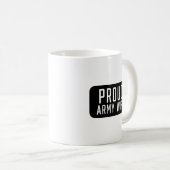 Ehefrau der Proud-Armee Kaffeetasse (VorderseiteRechts)