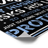 Ehefrau der Proud Army Husband Securing Freedom So Poster (Ecke)