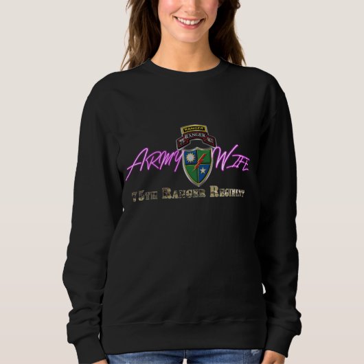 Ehefrau der Ranger Regiment Army Sweatshirt (Vorderseite)