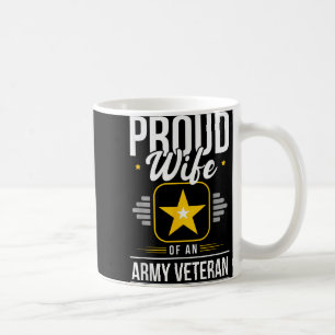 Ehefrau der Veteranen-Ehefrau stolz Ehefrau eines Kaffeetasse