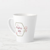 Ehefrau des besten Pastors je Inspirationsgeschenk Milchtasse (Linke Ecke)
