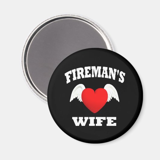 Ehefrau des Feuermanns Magnet (Vorderseite/Rückseite)
