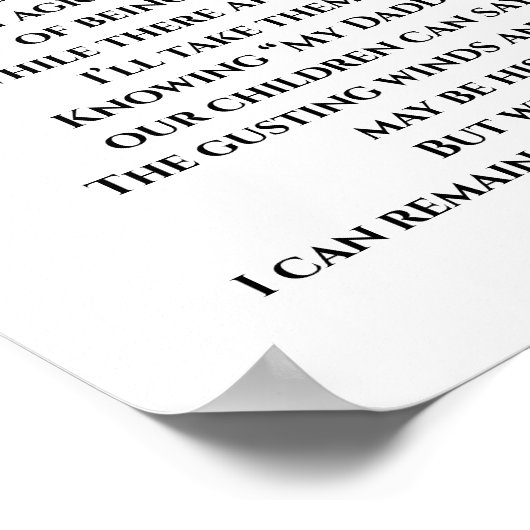 Ehefrau des Feuermanns Poster (Ecke)