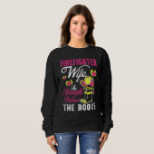 Ehefrau des Feuerwehrmanns Sweatshirt (Vorne ganz)