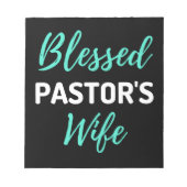 Ehefrau des gesegneten Pastors Notizblock (Vorderseite)