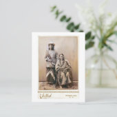 Ehefrau des Graubären und Papoose 1880 Postkarte (Stehend Vorderseite)