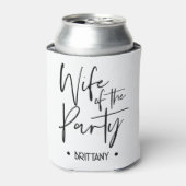 Ehefrau des Party Can Cooler für Bachelorette Dosenkühler (Kanne Vorderseite)