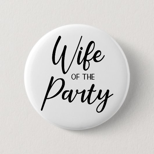 Ehefrau des Party Wifelorette Button (Vorderseite)