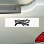 Ehefrau des Polizisten Autoaufkleber (Auf Auto)