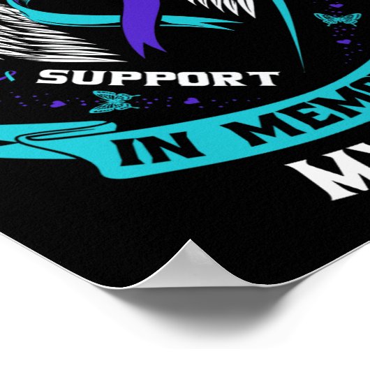 Ehefrau des Shirts zur Bewusstseinsbildung bei Sel Poster (Ecke)