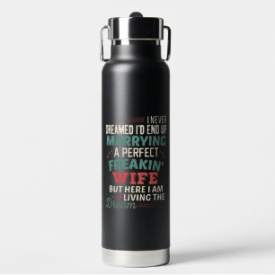 Ehefrau Ehemann Benutzerdefiniert Sarkastisch Perf Trinkflasche