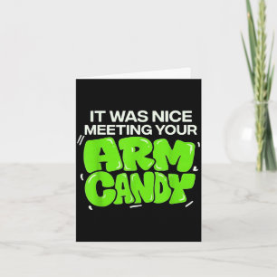 Ehefrau Ehemann Freundin Paar nett treffen Arm Karte