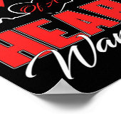 Ehefrau einer Herzerkrankung im Herzen Poster (Ecke)