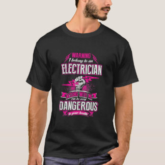 Ehefrau eines Elektroschocks für Frauen T-Shirt