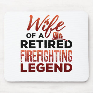 Ehefrau eines Feuerwehrmanns Mousepad