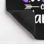 Ehefrau eines Kriegers Lupus-Bewusstsein SLE-Kämpf Mousepad (Ecke)