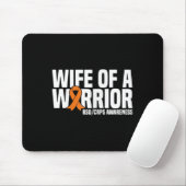 Ehefrau eines Kriegers Orange Ribbon Rsdcrps Bewus Mousepad (Mit Mouse)