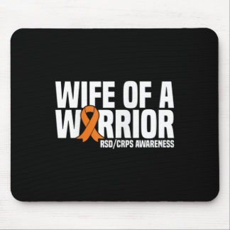 Ehefrau eines Kriegers Orange Ribbon Rsdcrps Bewus Mousepad