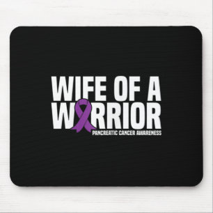 Ehefrau eines Lila Bauchspeicheldrüsenkrebses eine Mousepad