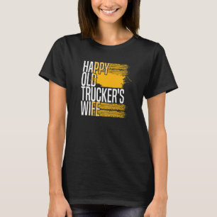 Ehefrau eines LKW-Fahrers, LKW-Fahren, Großer LKW, T-Shirt