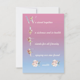 Ehefrau Einzigartiger Kartenhalter