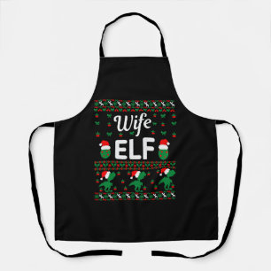 Ehefrau elf Weihnachtssüßer Schürze