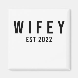 Ehefrau Est 2022 Braut Bachelorette-Party Magnet