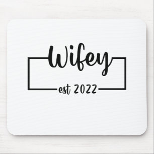 Ehefrau Est 2022 Braut Wird Junggesellinnenabschie Mousepad