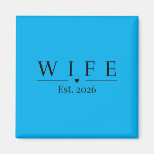 Ehefrau Est 2026 Heiratete Herr Und Frau Hochzeit  Magnet