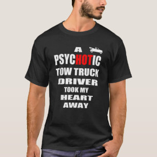 Ehefrau-Fahrzeug-Erholung des Zugfahrzeugführers T-Shirt