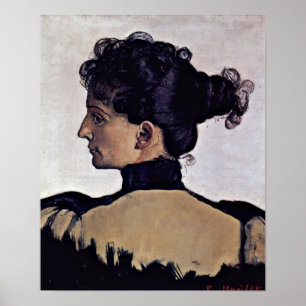 Ehefrau Ferdinands Hodler - Berthe Jacques des Poster
