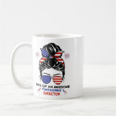 Ehefrau Fireworks Director - Funny US 4. Juli Gi Kaffeetasse (Links)