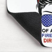 Ehefrau Fireworks Director - Funny US 4. Juli Gi Mousepad (Ecke)