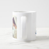 Ehefrau Foto blauer Riesenkaffee Tasse (Rückseite)