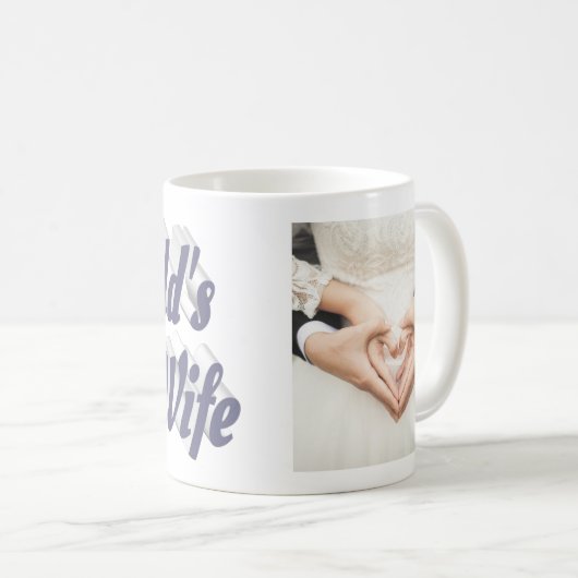 Ehefrau Foto grau Kaffeepause Tasse (VorderseiteRechts)