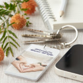 Ehefrau Foto grau Schlüsselanhänger (Vorderseite rechts)