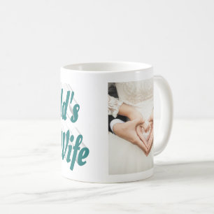 Ehefrau Foto grün Kaffee Tasse