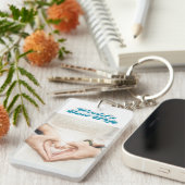 Ehefrau Foto Himmel blau Schlüsselanhänger (Vorderseite rechts)