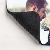 Ehefrau Foto lila Mousepad (Ecke)