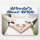 Ehefrau Foto Mousepad (Vorne)