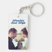 Ehefrau Foto Schlüsselanhänger (Rückseite)