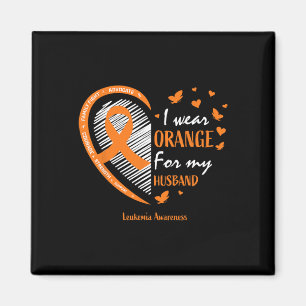 Ehefrau Frauen ich trage Orange für meine häuslich Magnet