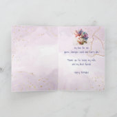 Ehefrau & Friend Graphic Art Rose Blume Karte (Innenseite)