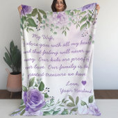 Ehefrau für benutzerdefinierte handgeschriebene Le Sherpadecke