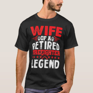 Ehefrau für Feuerwehrleute - Feuerwehrruhestand T-Shirt